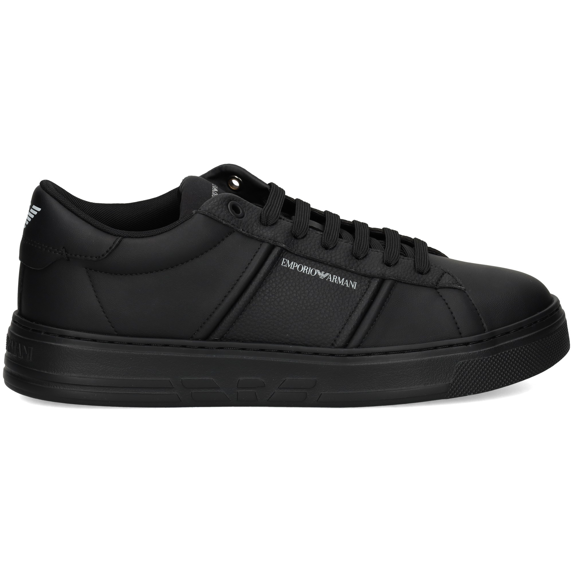 EMPORIO ARMANI Men's sneakers X4X570 K001 BLACK+BLAC