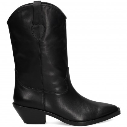 MEDIA BOTA COWBOY NEGRO 03 PRETO