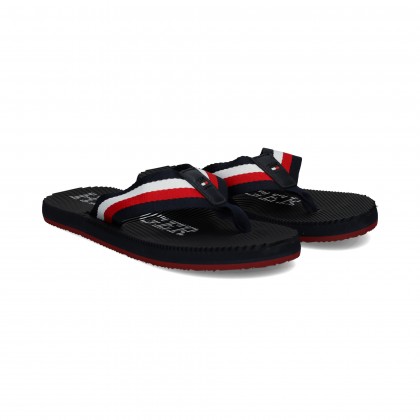 FLIP FLOP CINTA TRICOLOR AZUL