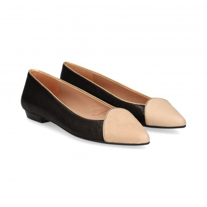 COPETE BEIGE BAILARINA NEGRO