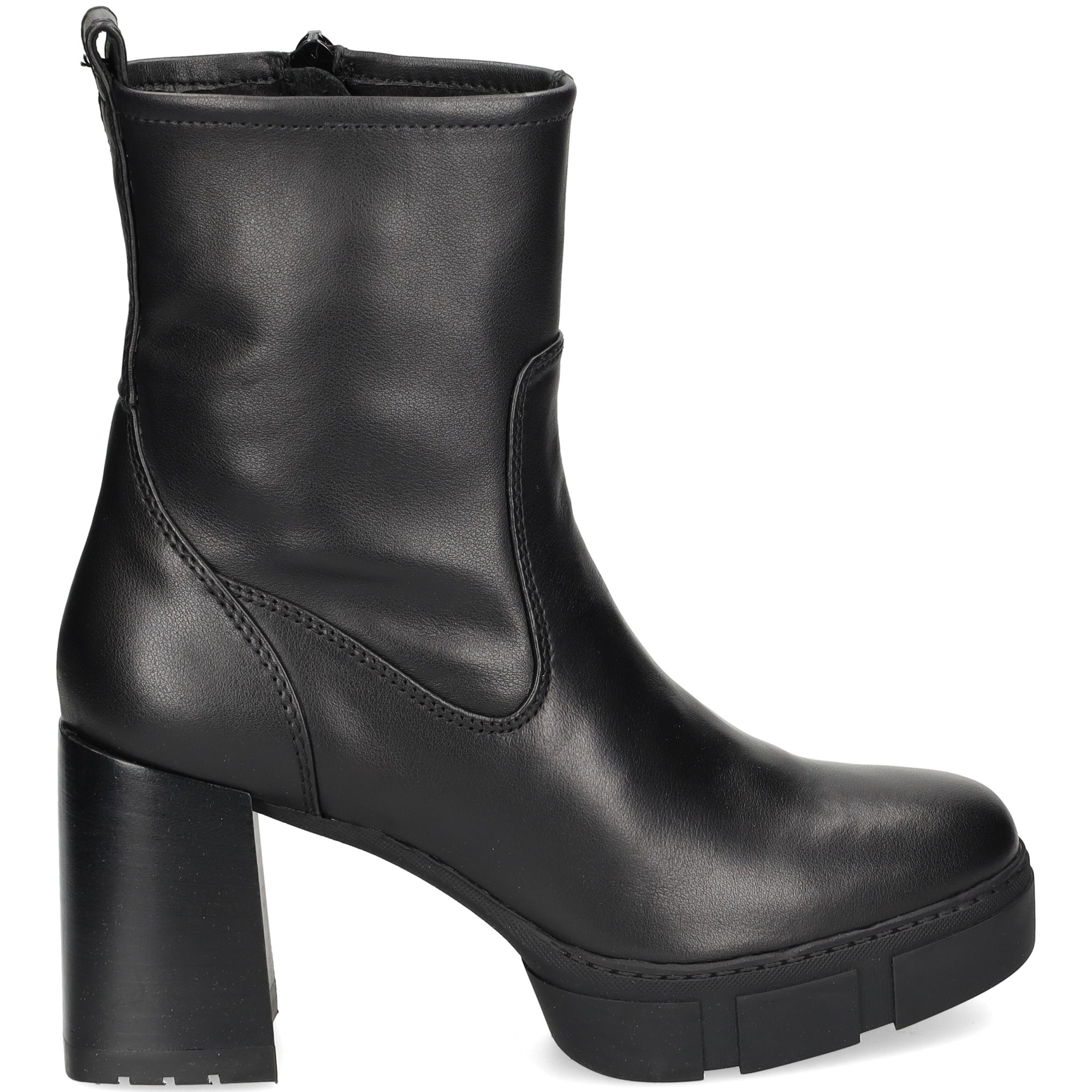 botin-plataforma-piel-negro