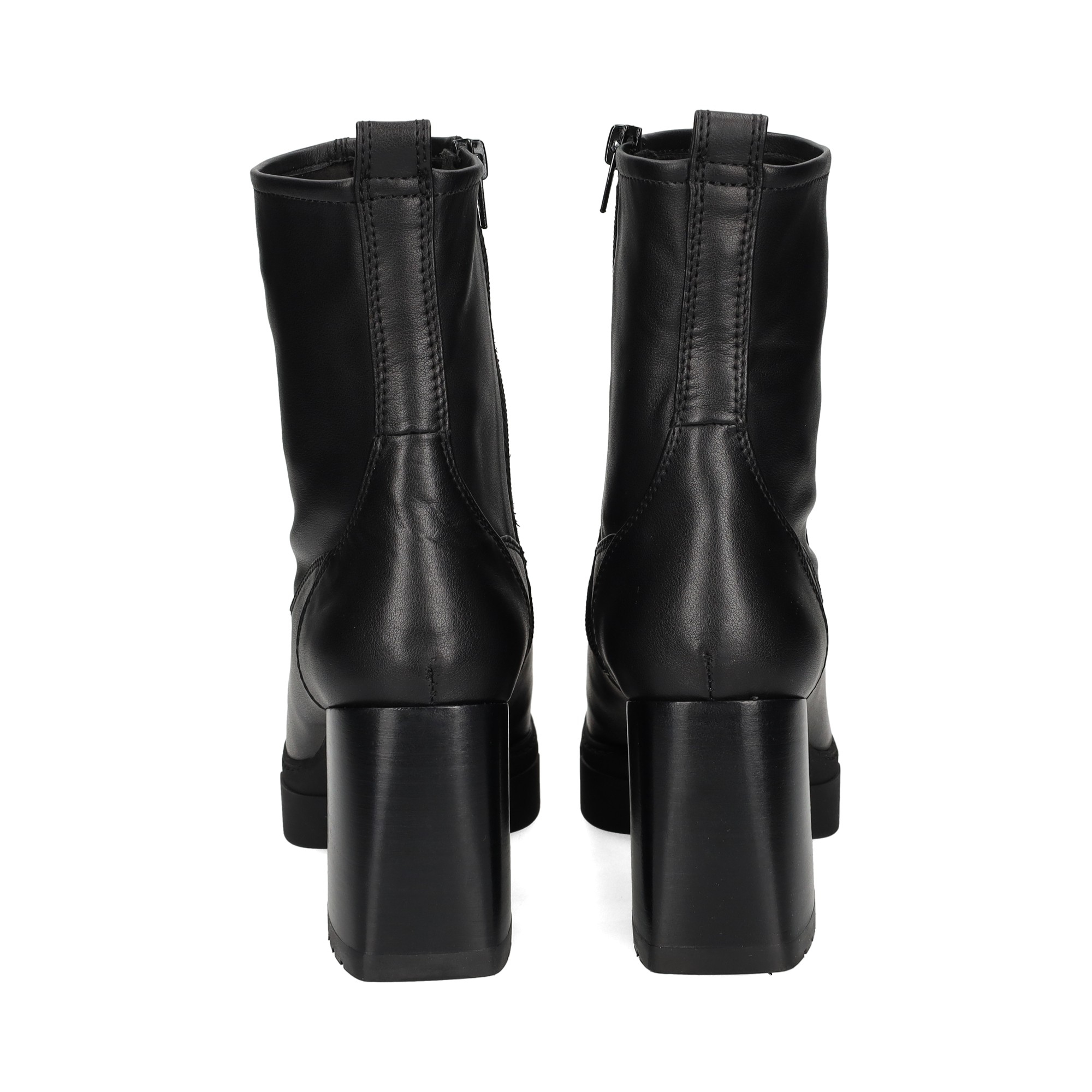 botin-plataforma-piel-negro