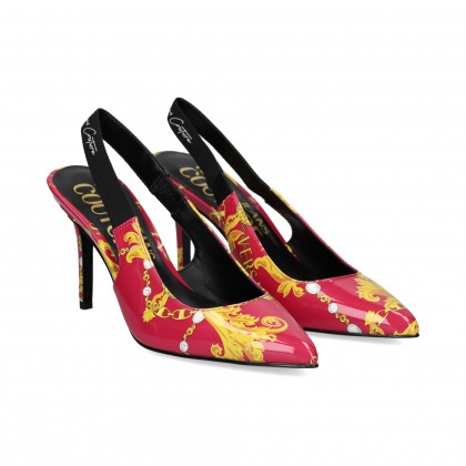 SIN TALON CHAROL FUCSIA/ORO
