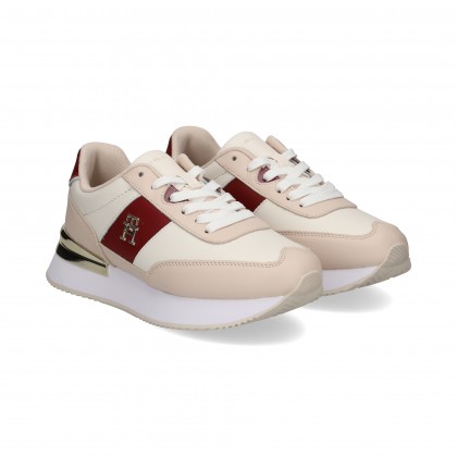 TALON ROJO/ORO DEPORTIVO BLANCO