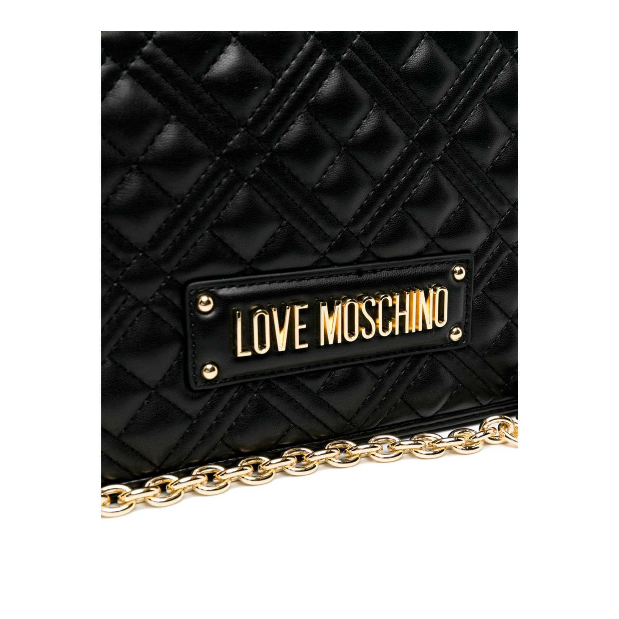 Love moschino quilted handle bag nero online