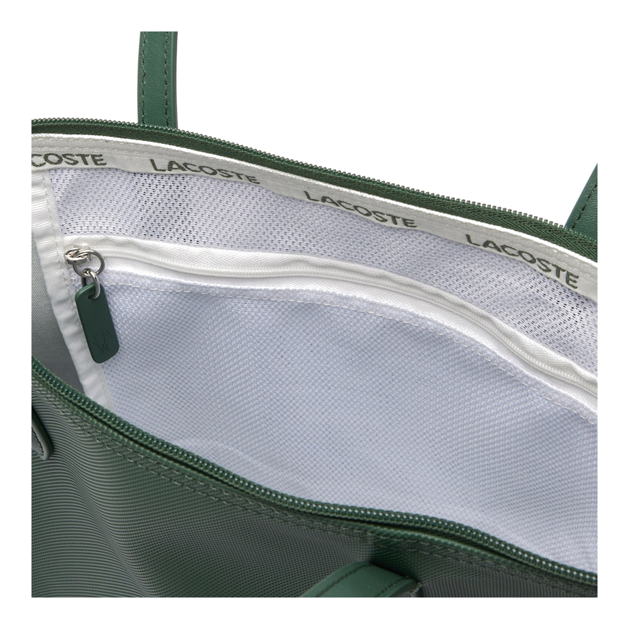 Lacoste Women's L.12.12 Concept Zip Tote Bag Sequoia in Green