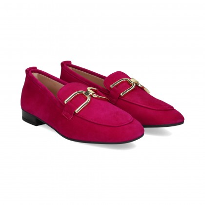 MOCASIN ESLABON ANTE FUCSIA