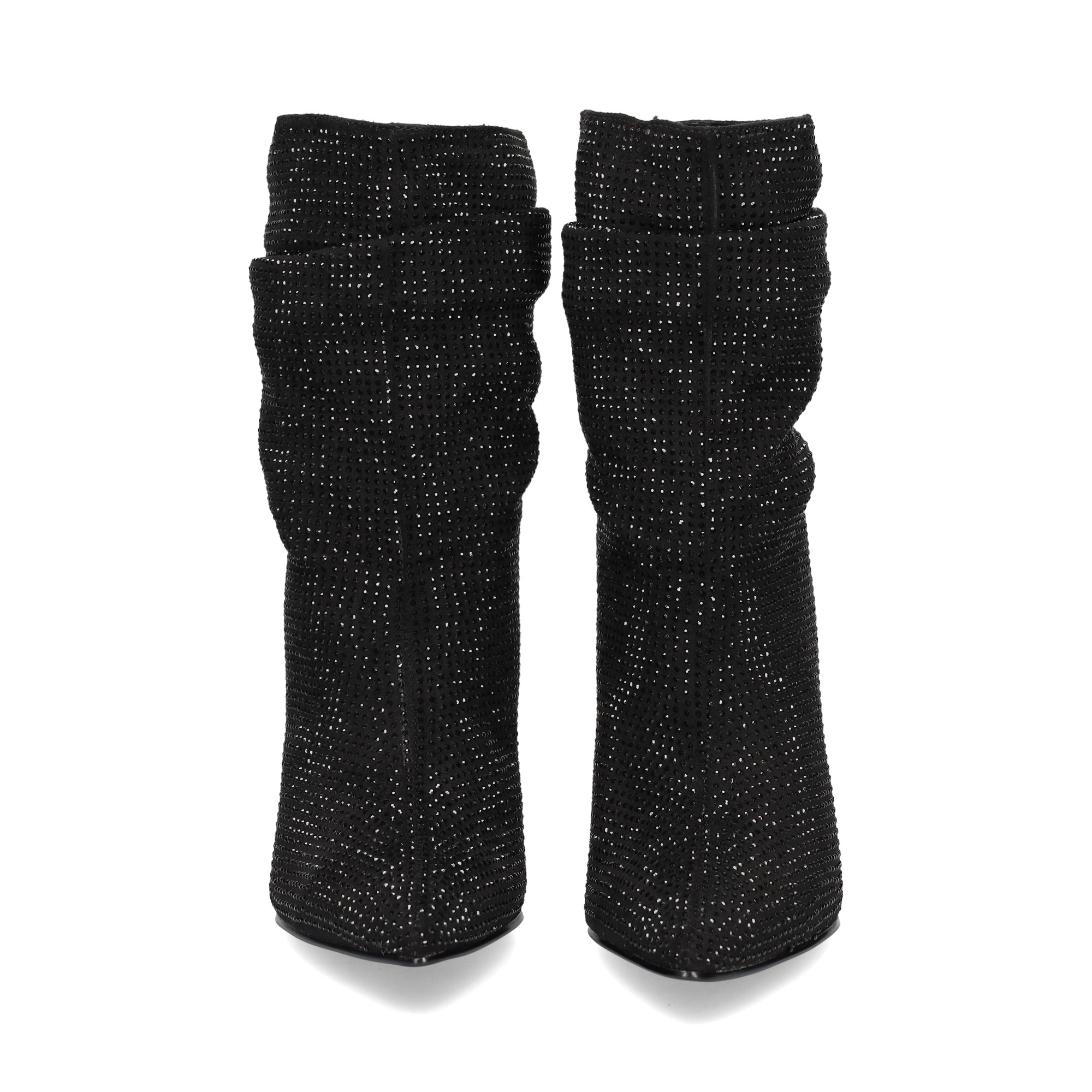 botin-arrugado-glitter-negro