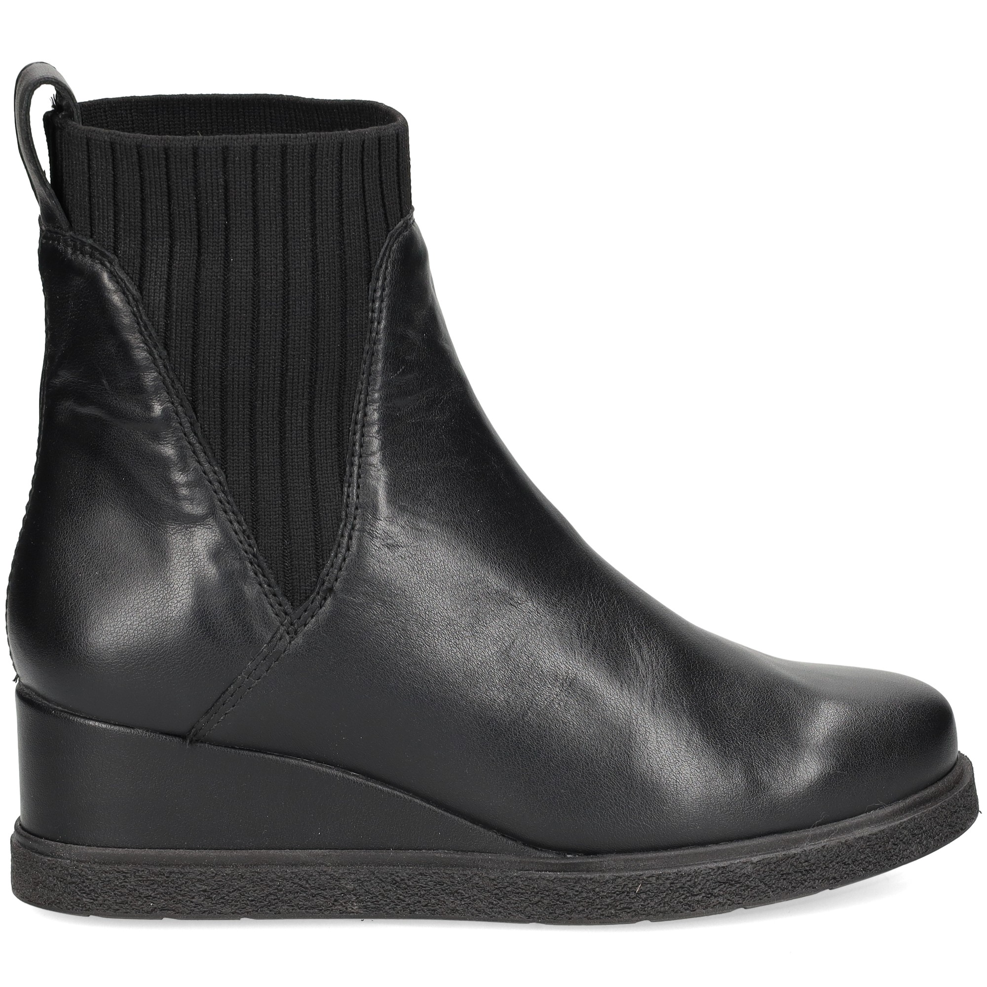 botin-calcetin-cuna-piel-negro