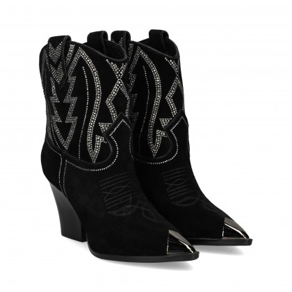 1/2 BOTA COWBOY ANTE NEGRO