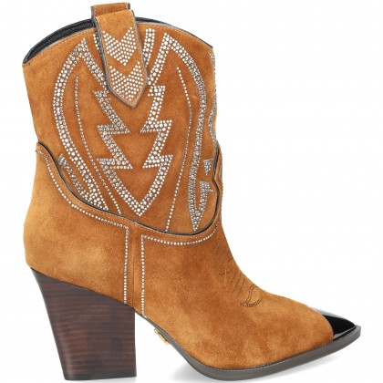 1/2 BOTA COWBOY ANTE CUERO CUIR