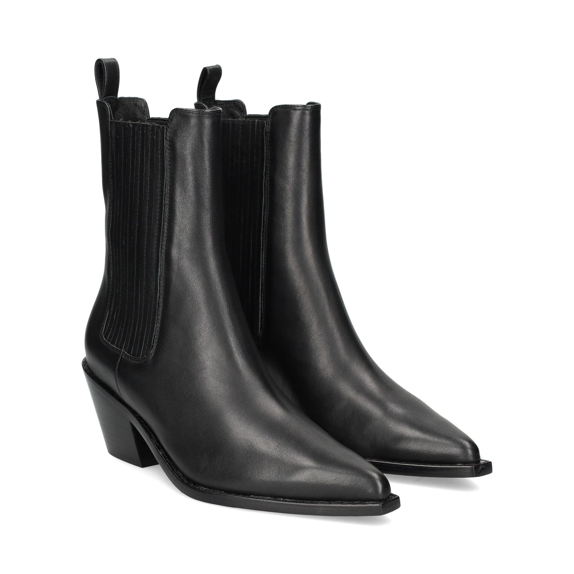 botin-cowboy-elasticos-negro