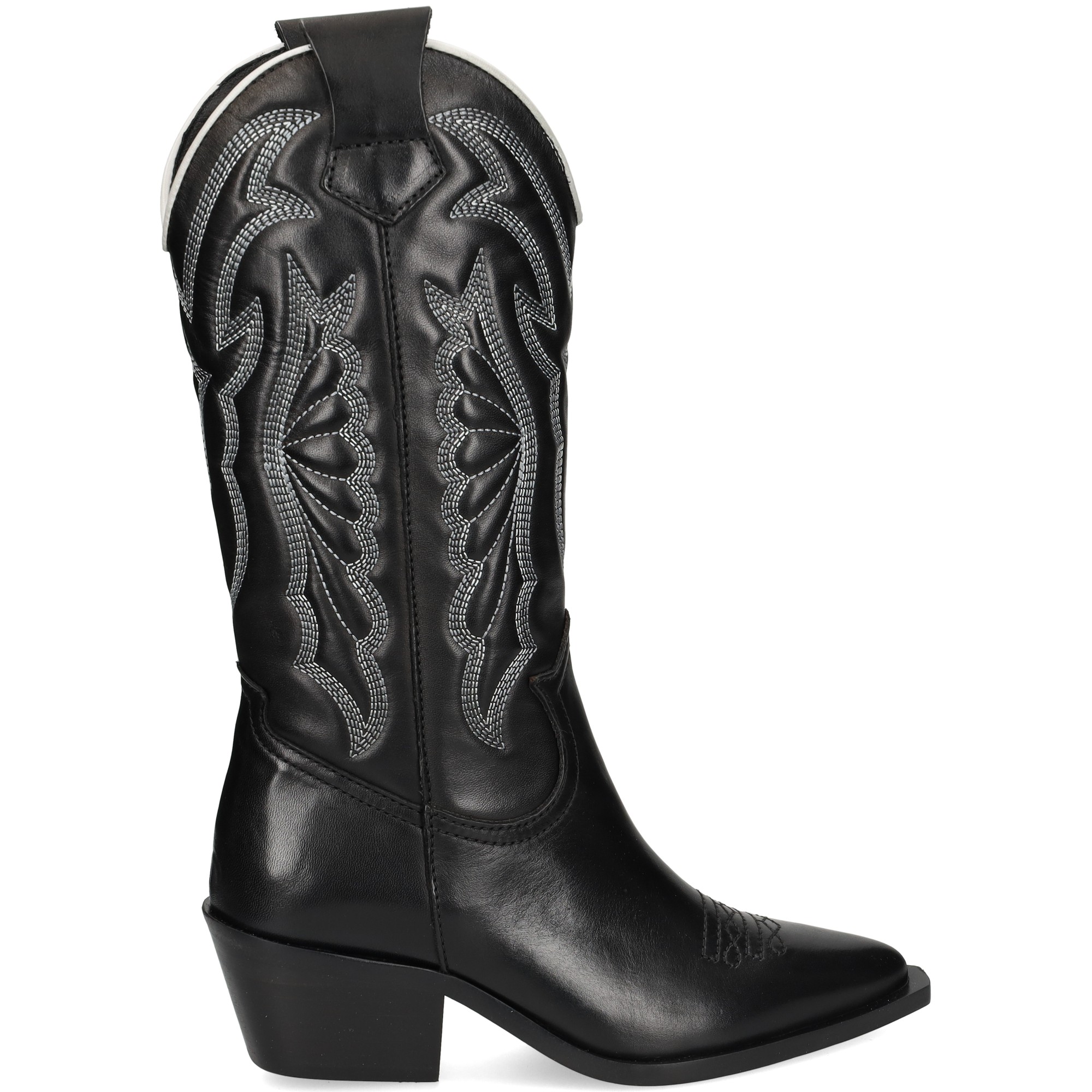 botin-cowboy-bordada-negro