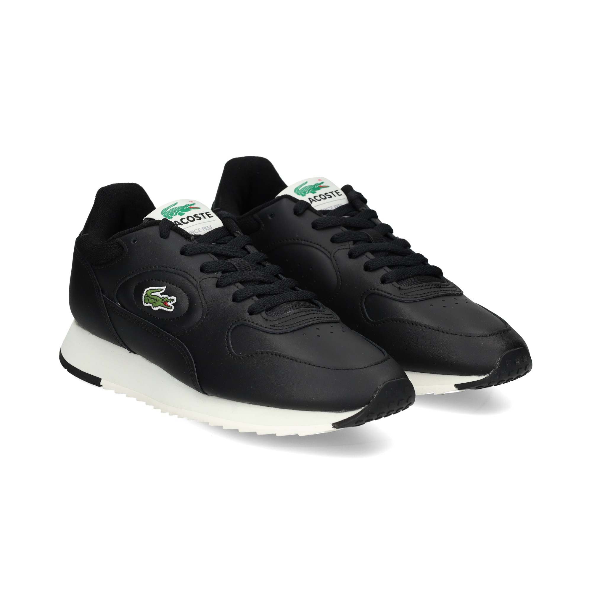 Deportivo de hombre negro Lacoste linetrack