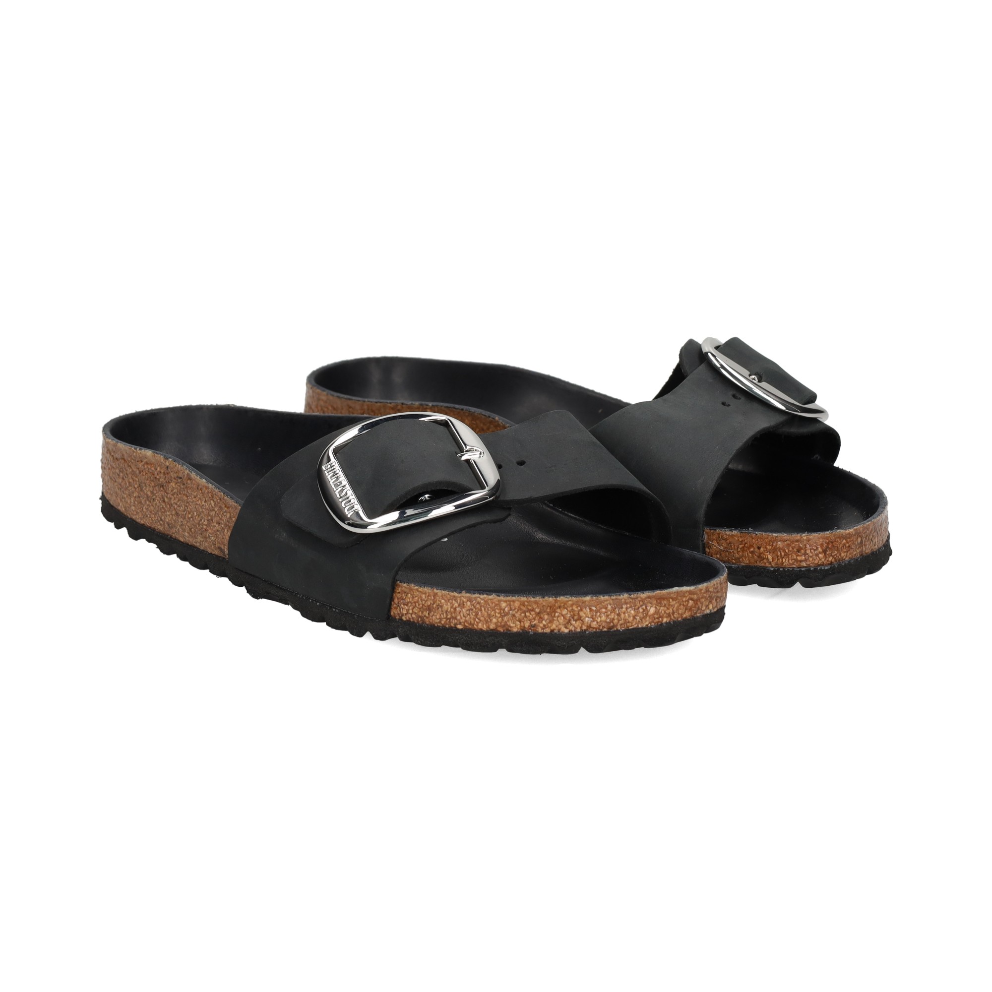 BIRKENSTOCK Women s Flat sandals Madrid Big Buckle LEOI Black HEX