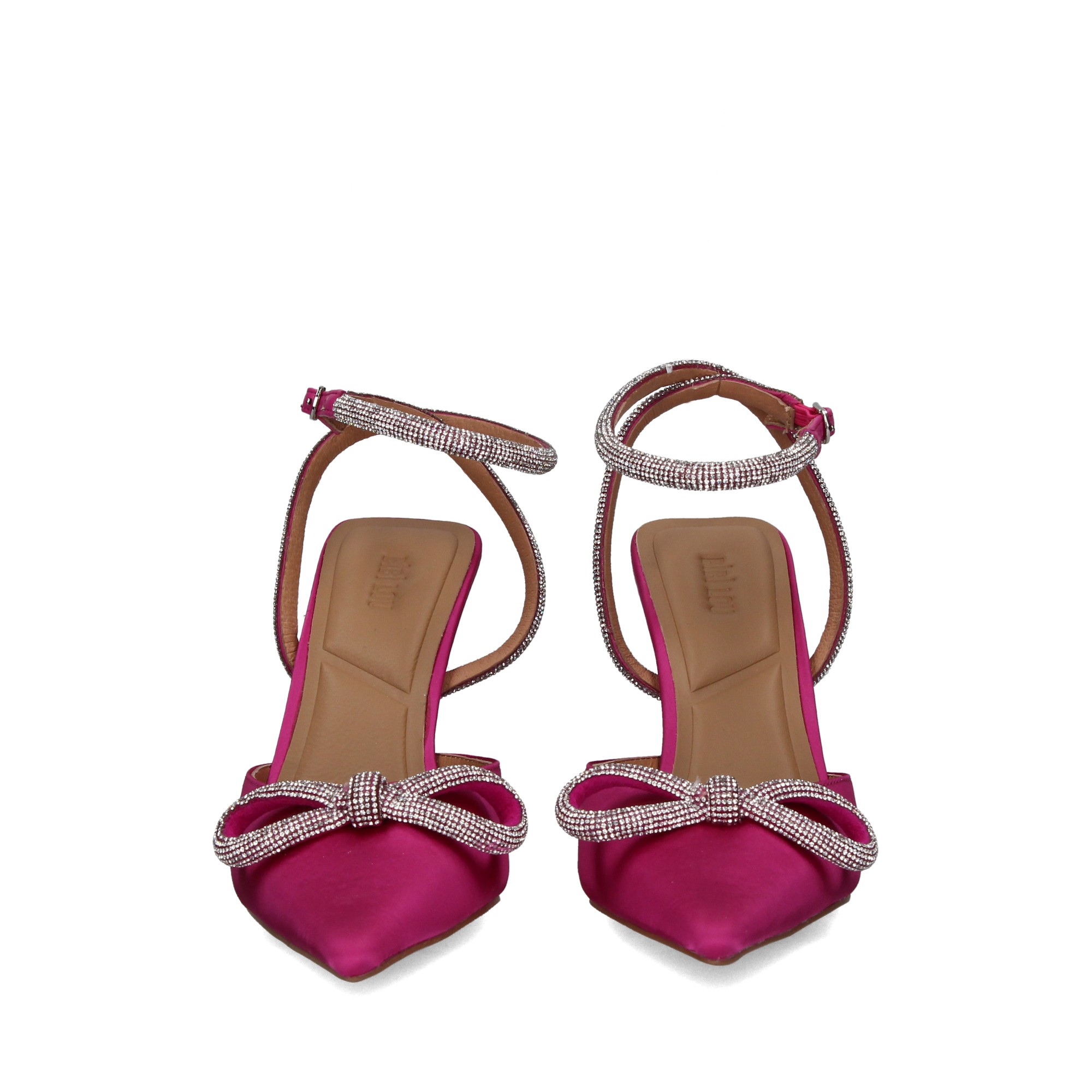 SIN TALON GILDA STRASS SATIN FUCSIA