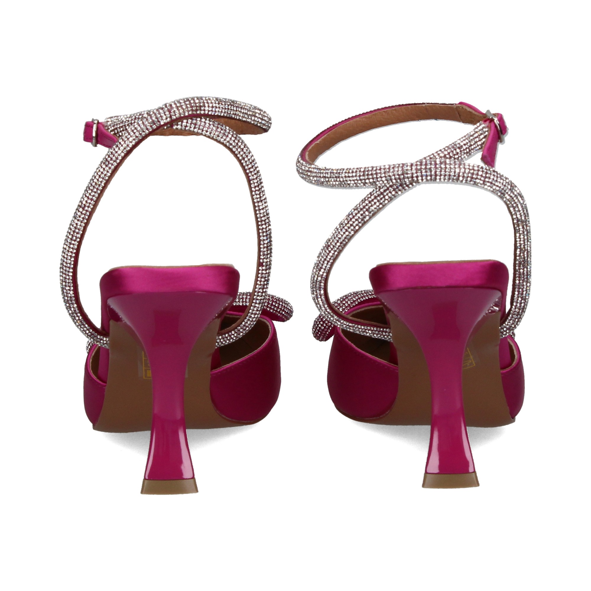 SIN TALON GILDA STRASS SATIN FUCSIA