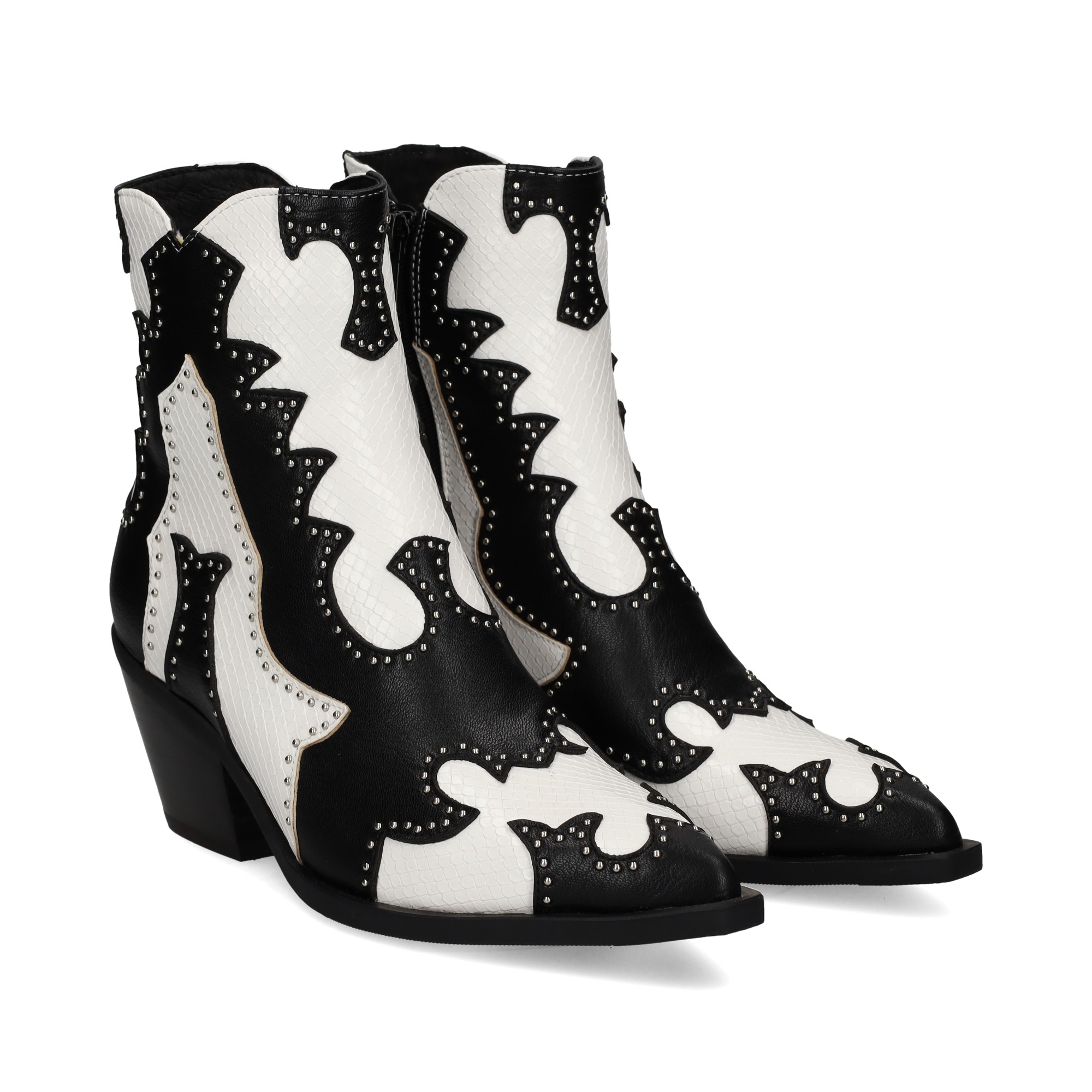 botin-cowboy-blanco-negro