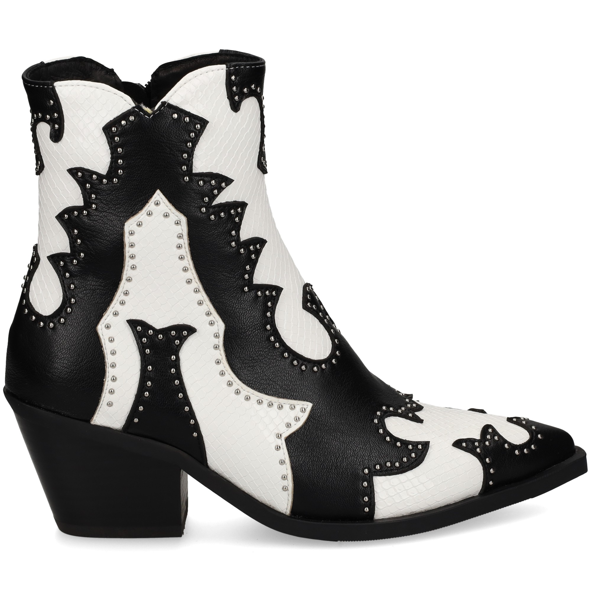 botin-cowboy-blanco-negro