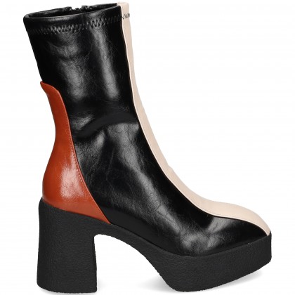 BOTIN PLATAFORMA MULTI CUERO PELE