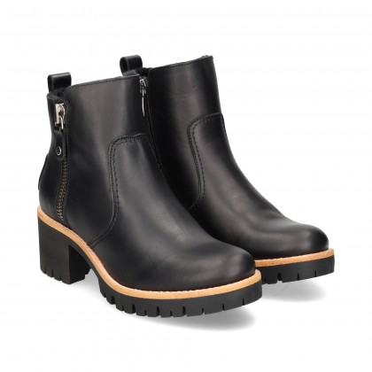 BOTIN CREMALLERA NAPA NEGRO