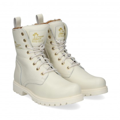 BOTIN CORDON PELO INTERIOR NAPA BLANCO