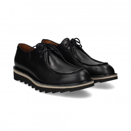 BLUCHER GUALAVI GOMA DIENTES NEGRO