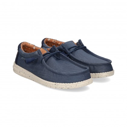 DEPORTIVO WALLABEE TEJIDO AZUL