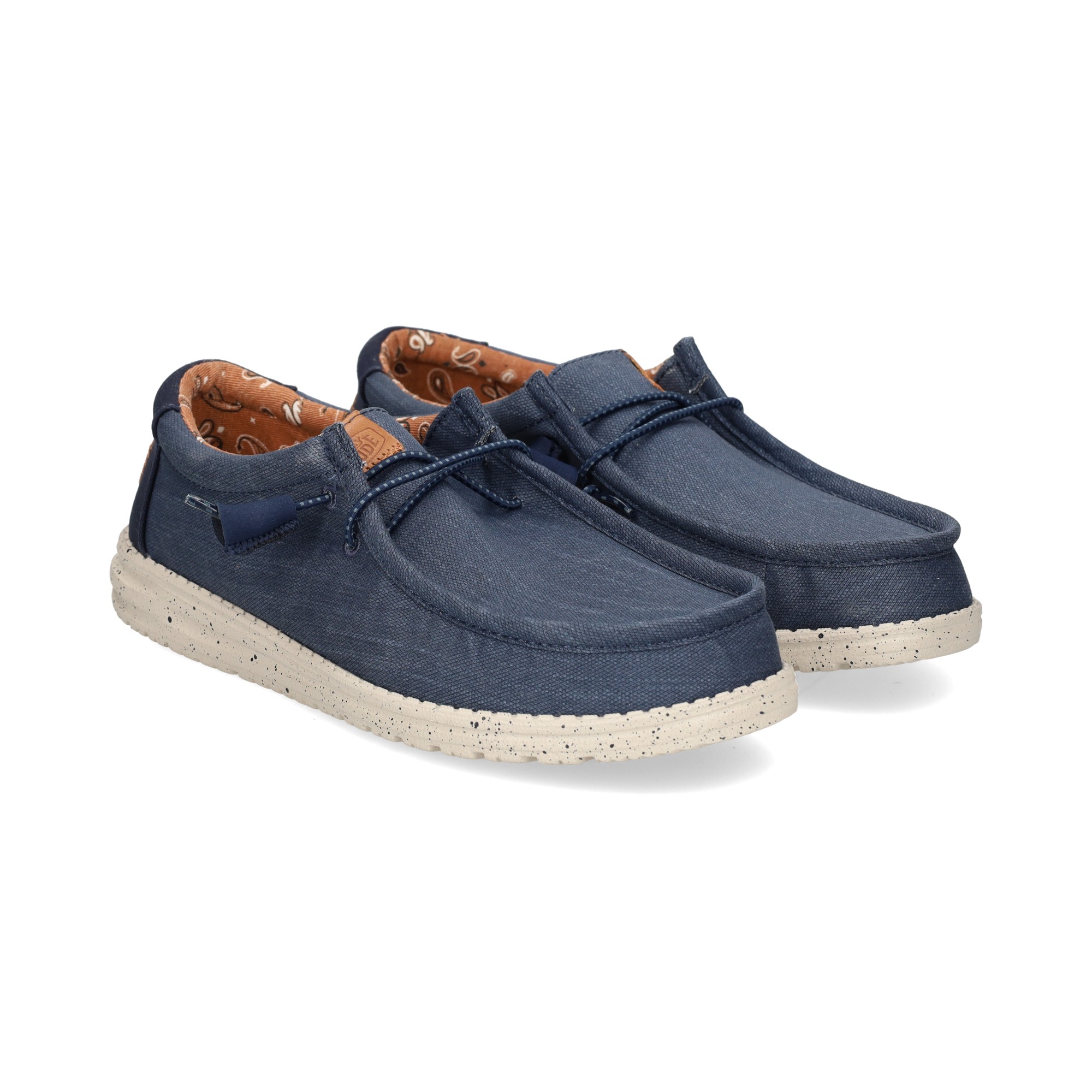 HEY DUDE Men's sneakers WALLY WASHED 410 NAVY