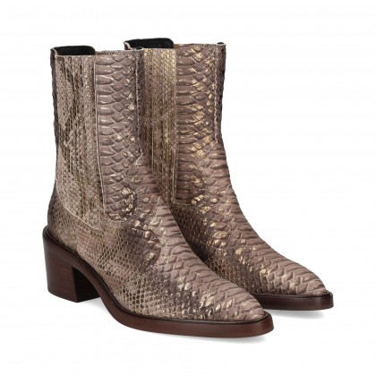 BOTIN REPTIL TAUPE