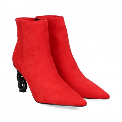 BOTIN LICRA ROJO