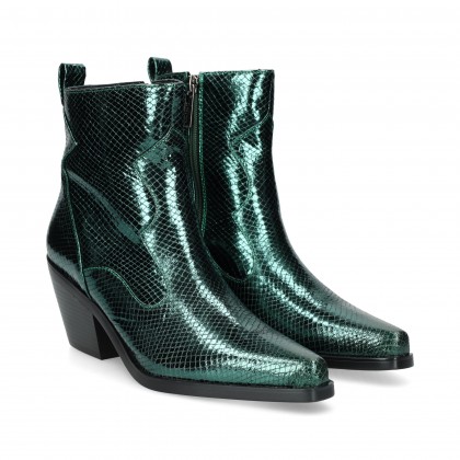 BOTI COWBOY REPTIL VERDE