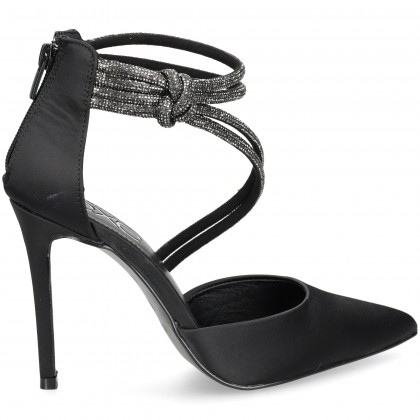 ABIERTO LADOS SATIN/STRASS/NEGRO SCHWARZ