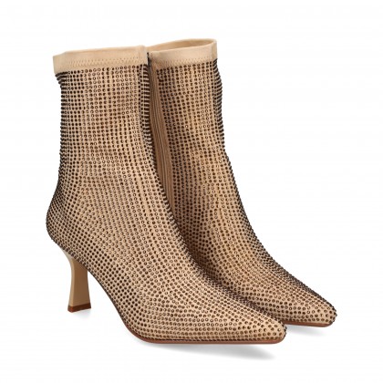 BOTIN GLITTER BEIGE