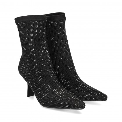 BOTIN GLITER NEGRO