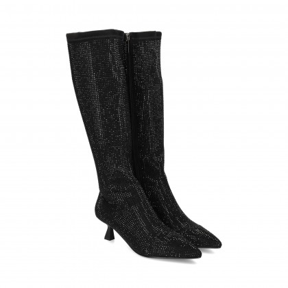 BOTA GLITTER NEGRO