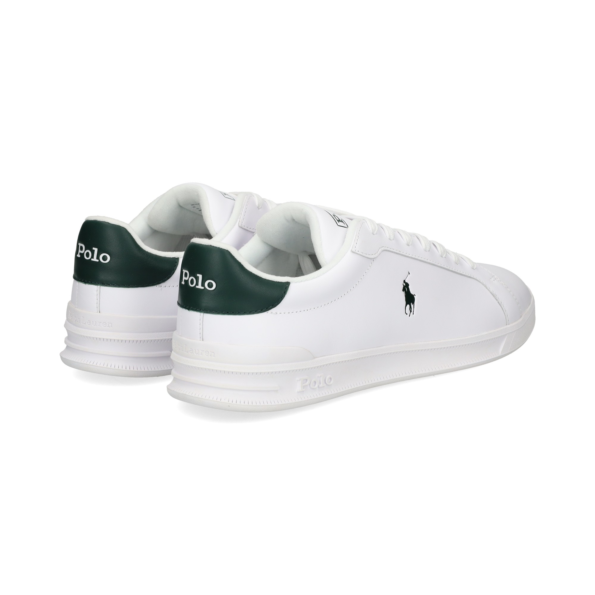 POLO RALPH LAUREN Men's sneakers Hrt Ct Ii 004 WHITE/GREEN