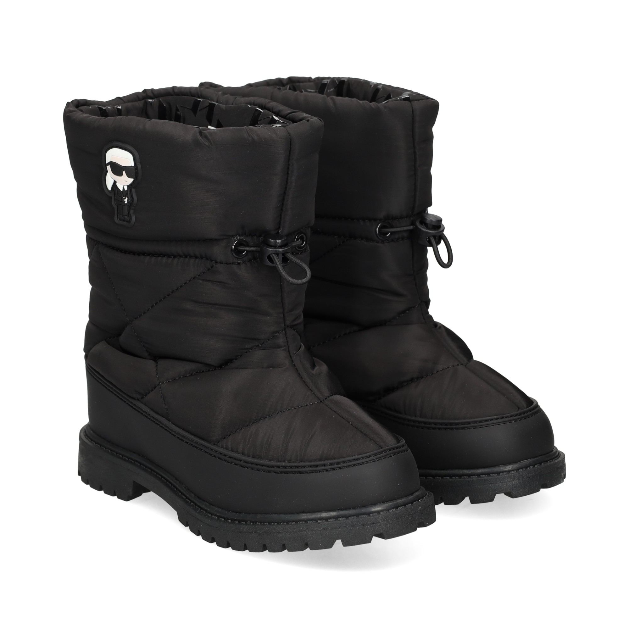 botin-nylon-ajustable-negro