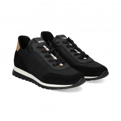 CORDON TEXTIL MONOGRAM NEGRO/BEIGE
