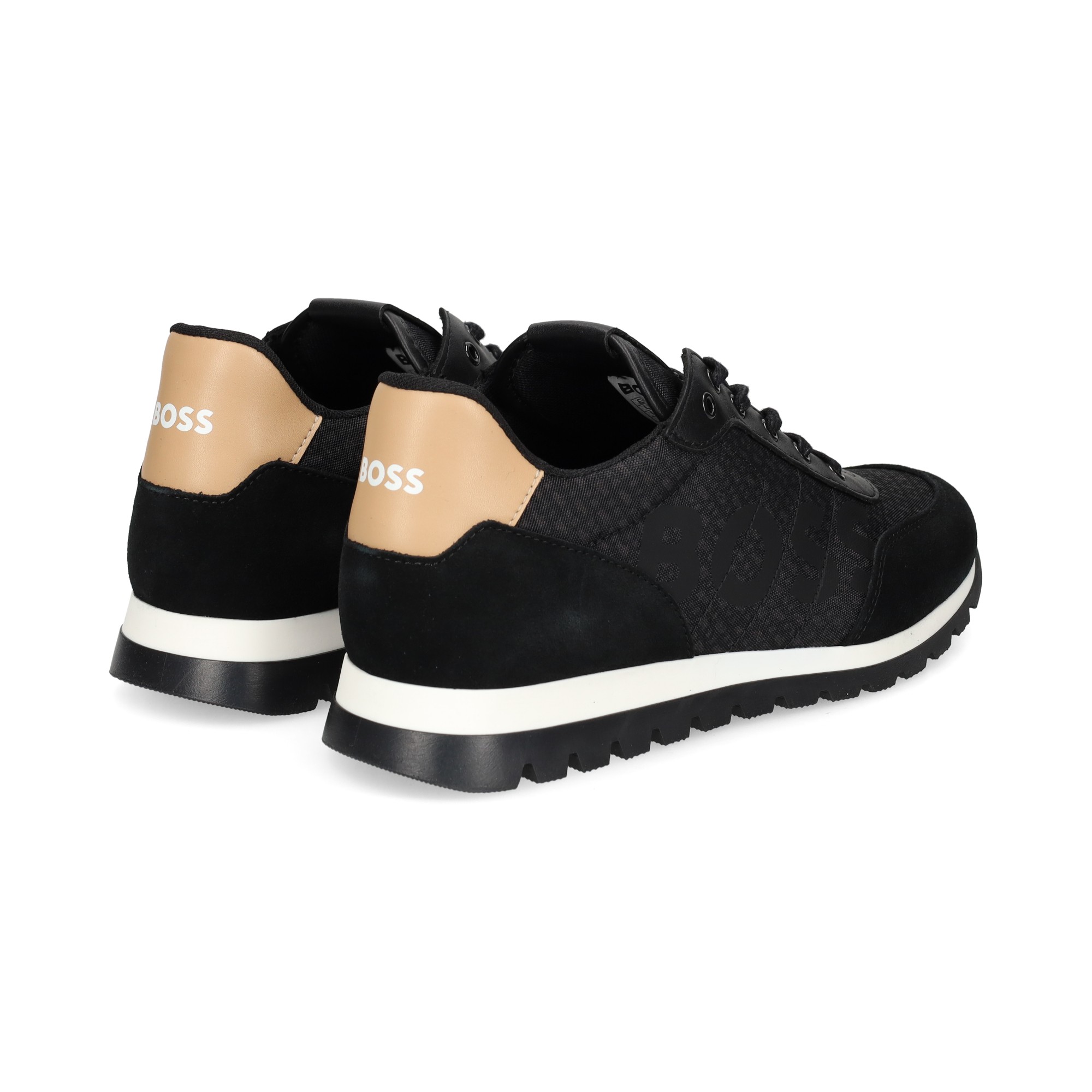 cordon-textil-monogram-negro-beige