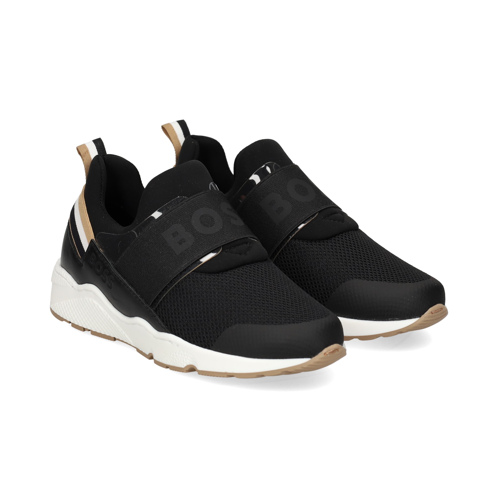 elastico-boss-negro-beige