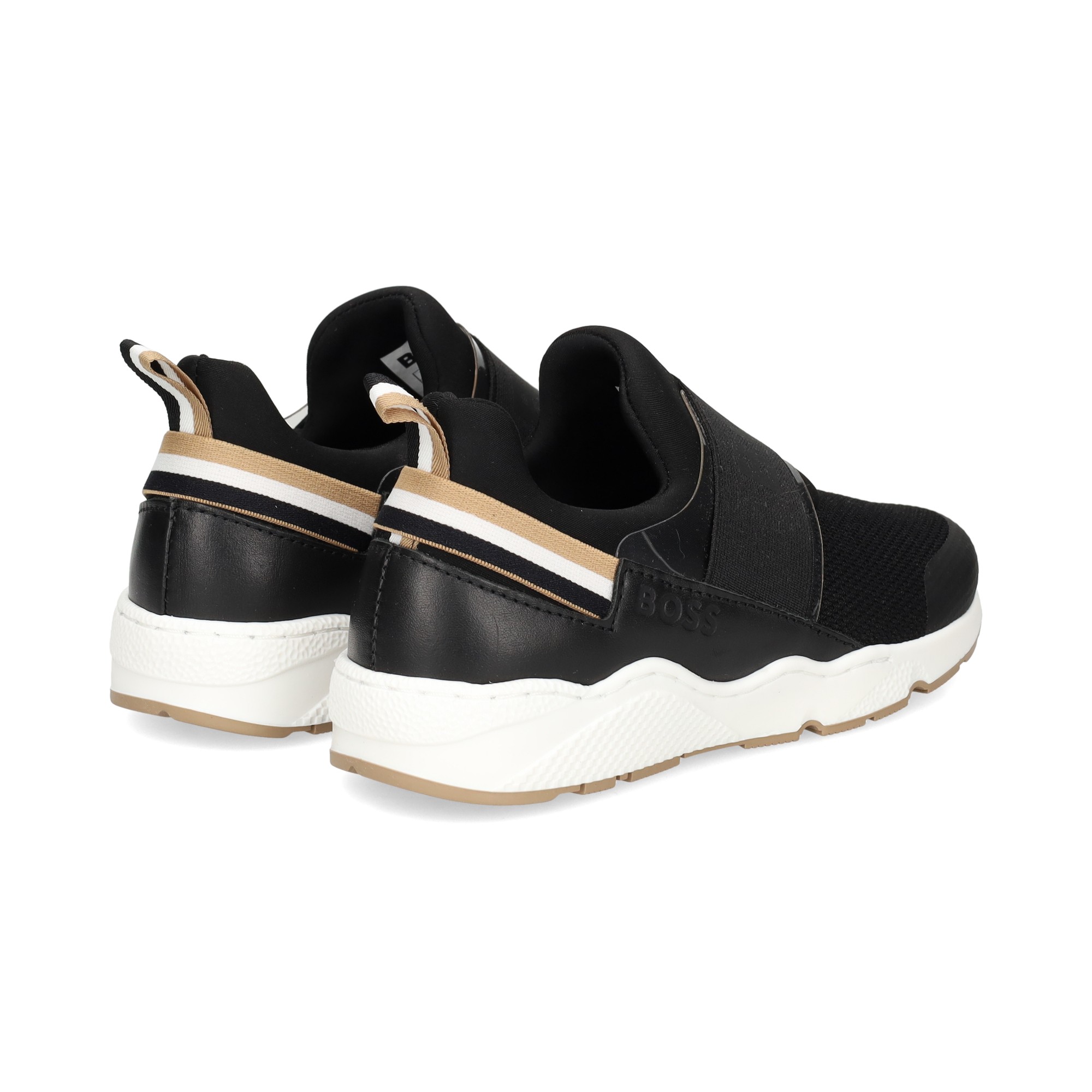 elastico-boss-negro-beige