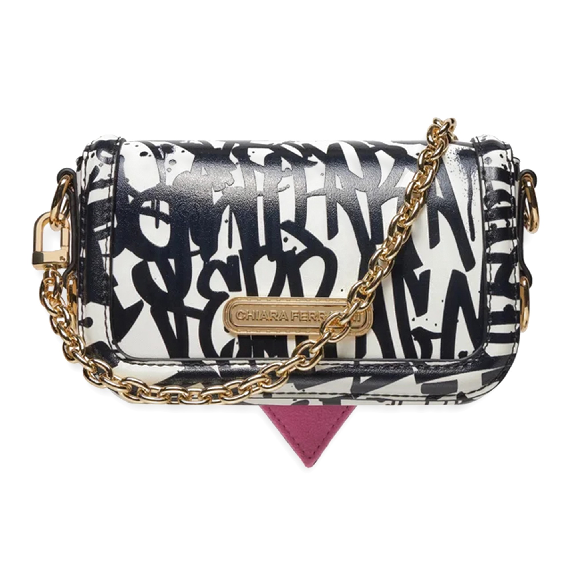CHIARA FERRAGNI Bag 75SB4BA2 L02 WHITE BLACK