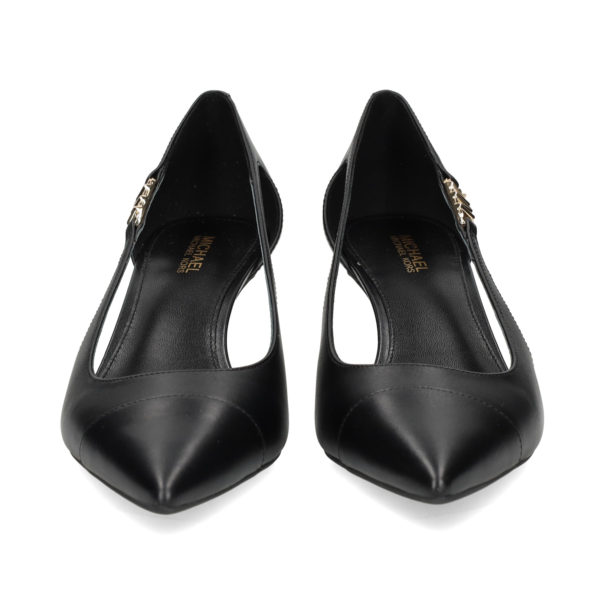 MICHAEL KORS Medium heels shoes VERONICA KITTEN PUMP 001 NEGRO