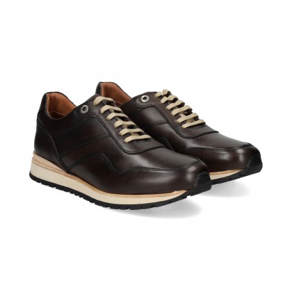  Lottusse Derbys para hombre, Marrón Cang Corteza Pic Moka, 10 :  Ropa, Zapatos y Joyería