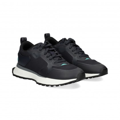 BOSS Jonah_Runn_Meth Sneaker – Mit Mesh-Obermaterial, Innenfutter & EVA-Sohle