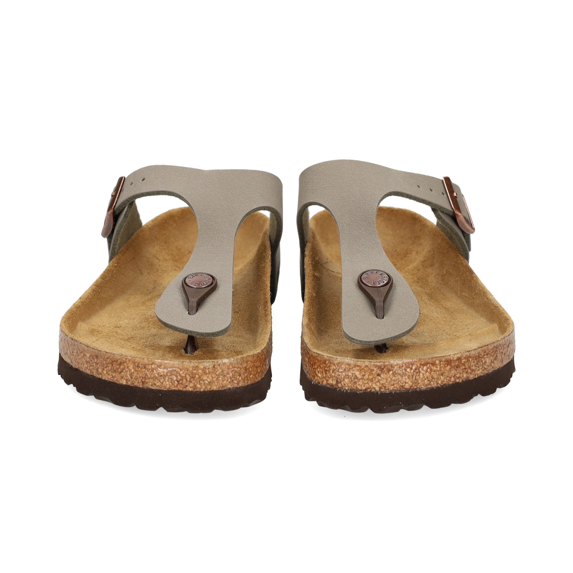 BIRKENSTOCK Women s Flat sandals Gizeh BFBC STONE