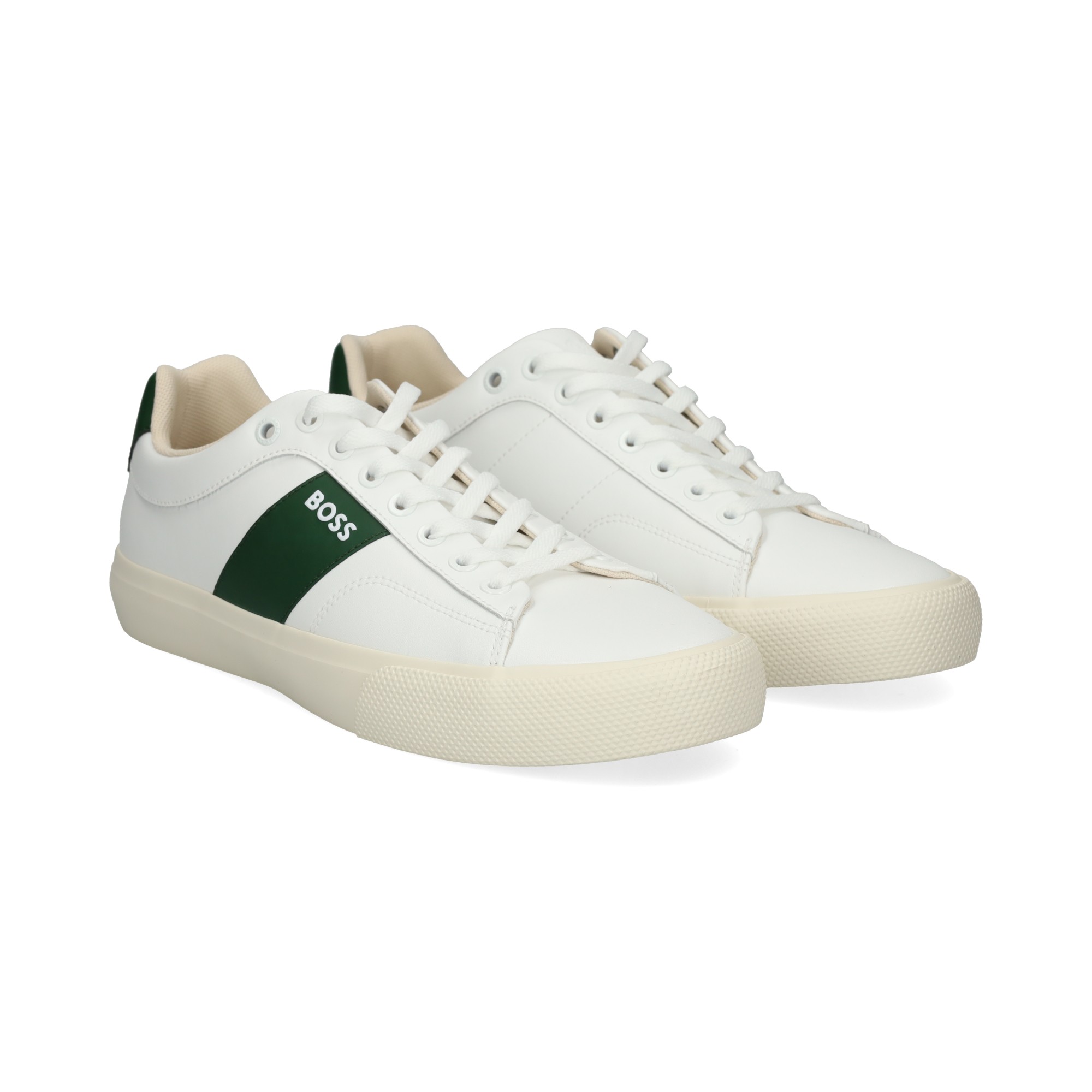 BOSS Men's sneakers Aiden_Tenn_flrb 130 Open White