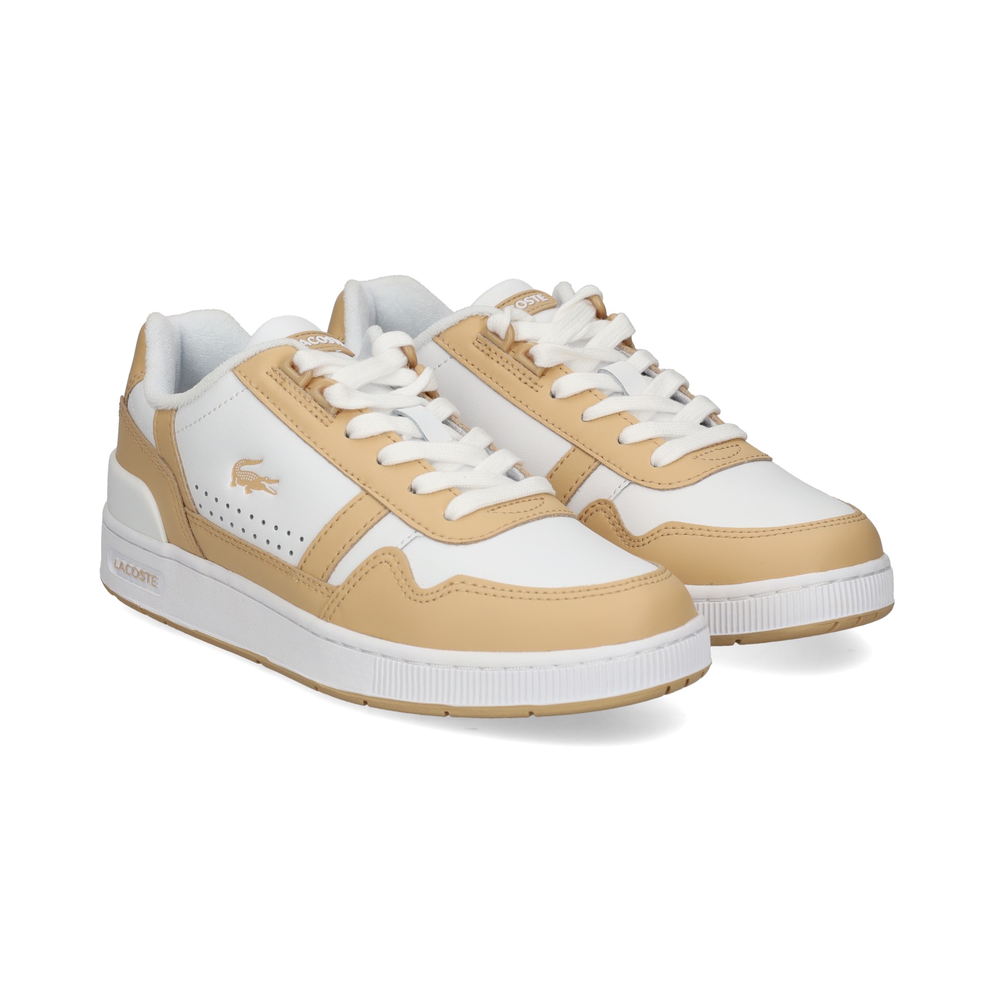 LACOSTE Women's Sneakers 47SFA0064 2J8 WHT/LT BRW