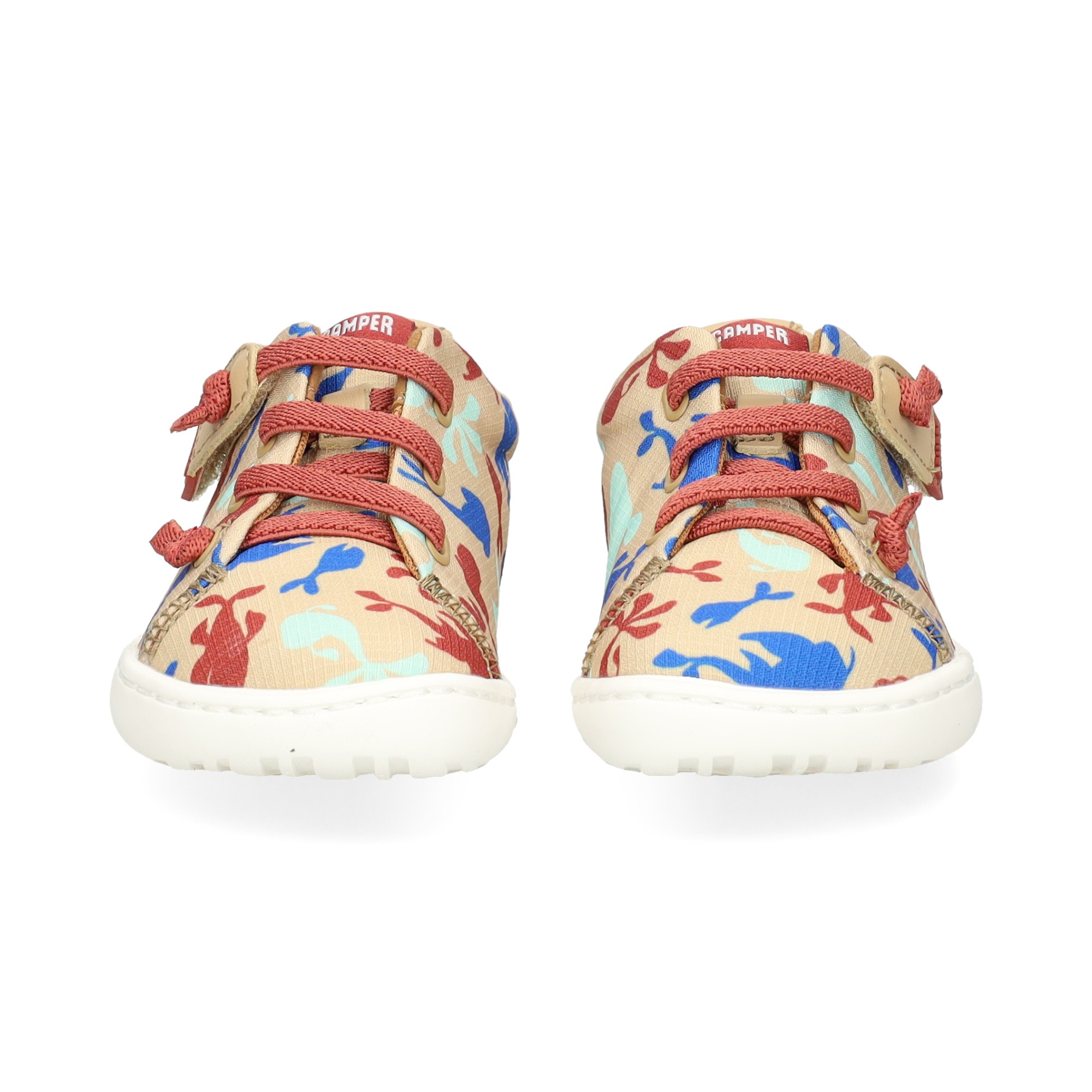 Camper Unisex Babyschuhe 'Peu Cami' | Aus Recyceltem PET & Rindsleder | Barfuß-ähnliche Sohle | Pastellblau | Modell K800369